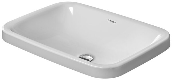 Duravit DuraStyle umyvadlo 60x43 cm obdélníkový zápustný bílá lesk 0372600000