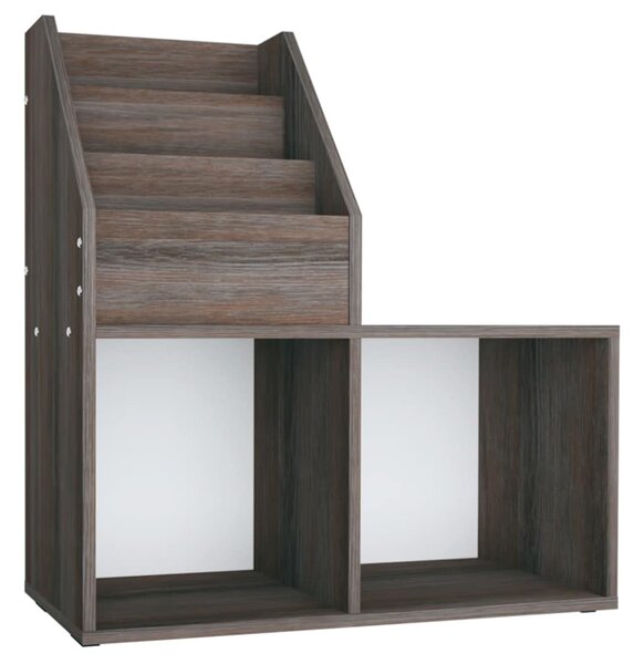 Dětský regál na časopisy šedý dub sonoma 71x30x78,5 cm kompozit 339519