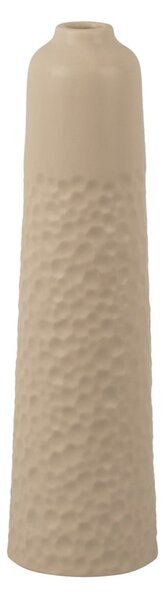Béžová keramická váza PT LIVING Carve, výška 27,5 cm