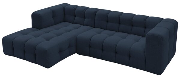 -25 % Dny MOMENTI– Bobochic Paris Tmavě modrá rohová pohovka Cloud 288 cm, levá