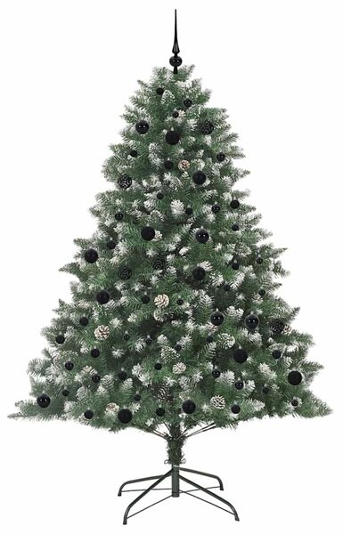 Umělý vánoční stromeček Zelená 210 cm PVC, plast a ocel 3395246