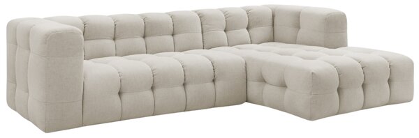 -25 % Dny MOMENTI– Bobochic Paris Béžová rohová pohovka Cloud 288 cm, pravá