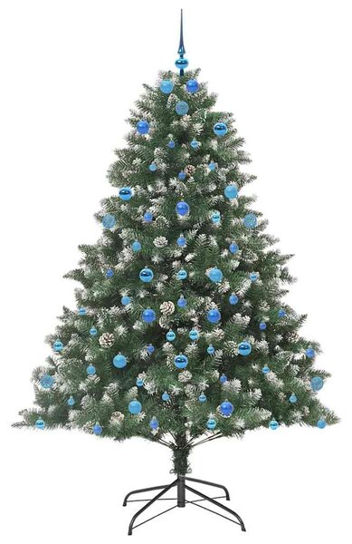 Umělý vánoční stromeček Zelená 210 cm PVC, plast a ocel 3395252