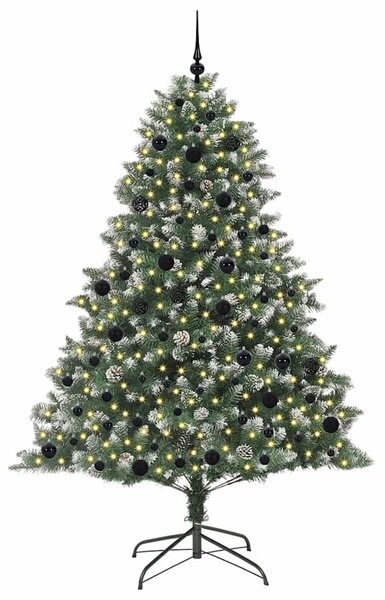 Umělý vánoční stromeček Zelená 210 cm PVC, plast a ocel 3395246