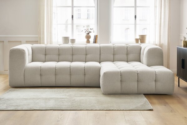 -25 % Dny MOMENTI– Bobochic Paris Béžová rohová pohovka Cloud 288 cm, pravá