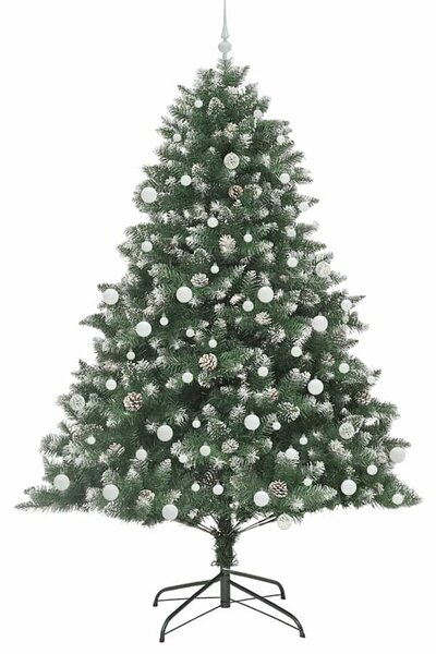 Umělý vánoční stromeček Zelená 210 cm PVC, plast a ocel 3395248