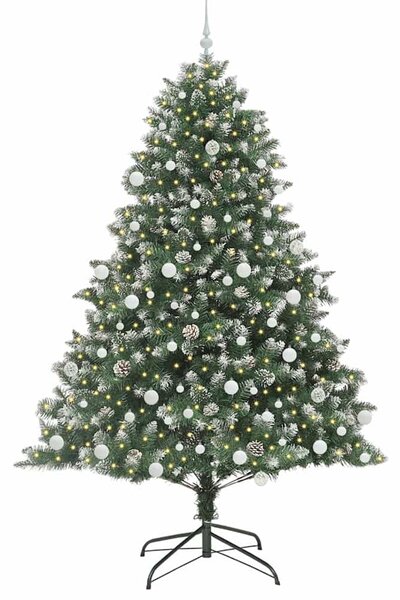 Umělý vánoční stromeček Zelená 210 cm PVC, plast a ocel 3395248
