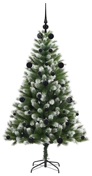 Umělý vánoční stromeček s umělým sněhem 150 LED Teplá bílá 3395434