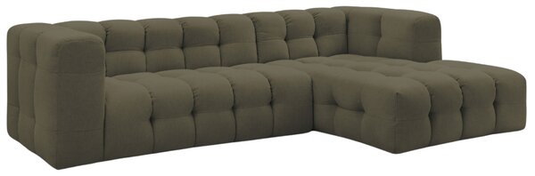 -25 % Dny MOMENTI– Bobochic Paris Zelená rohová pohovka Cloud 288 cm, pravá