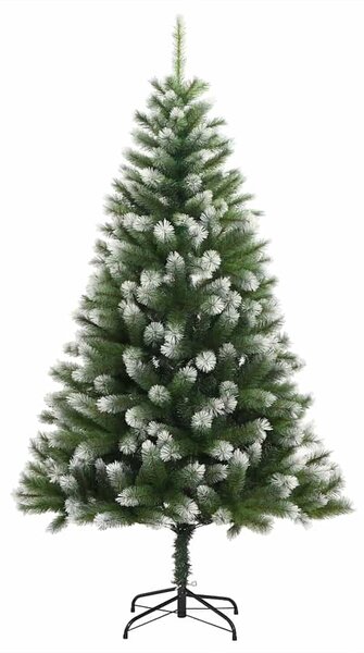 Umělý vánoční stromeček s umělým sněhem 300 LED Teplá bílá 3395443