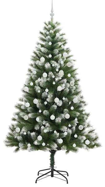Umělý vánoční stromeček s umělým sněhem 300 LED Teplá bílá 3395454