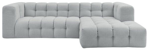 -25 % Dny MOMENTI– Bobochic Paris Světle šedá rohová pohovka Cloud 288 cm, pravá