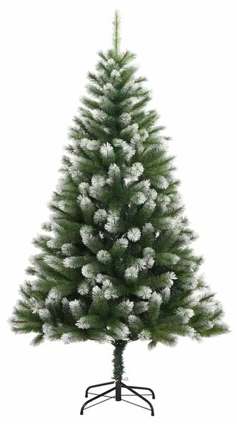 Umělý vánoční stromeček s umělým sněhem 300 LED Teplá bílá 3395458