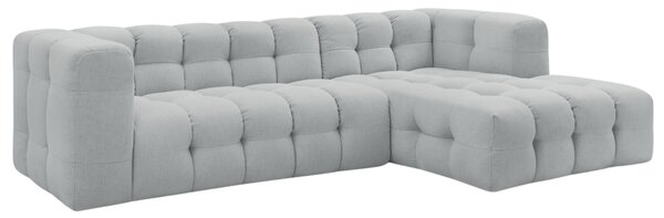 -25 % Dny MOMENTI– Bobochic Paris Světle šedá rohová pohovka Cloud 288 cm, pravá
