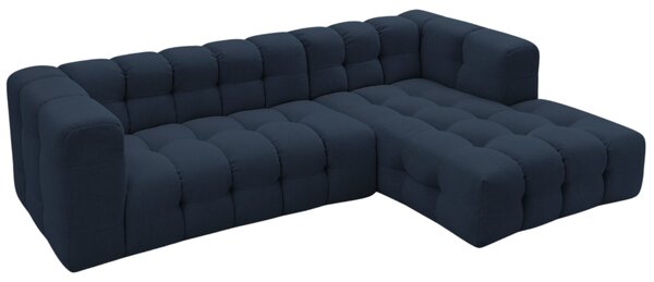 -25 % Dny MOMENTI– Bobochic Paris Tmavě modrá rohová pohovka Cloud 288 cm, pravá