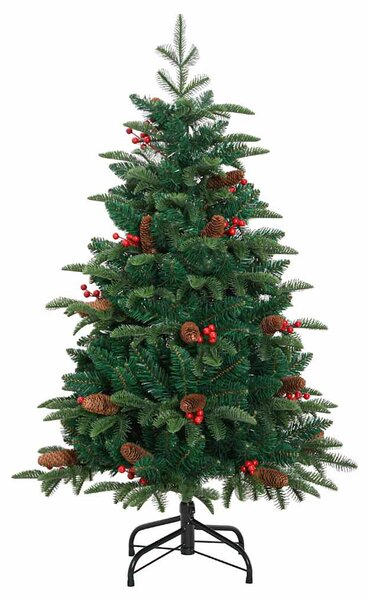 Umělý vánoční stromeček Zelená 150 cm PVC, kov a plast 3395544