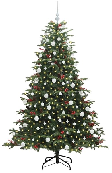 Umělý vánoční stromeček Zelená 180 cm PVC, kov a plast 3395553