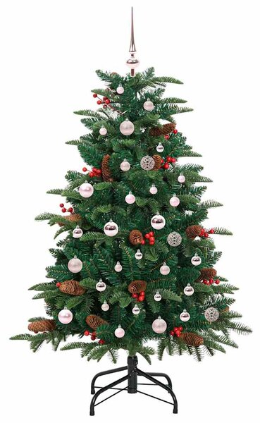 Umělý vánoční stromeček Zelená 150 cm PVC, kov a plast 3395543