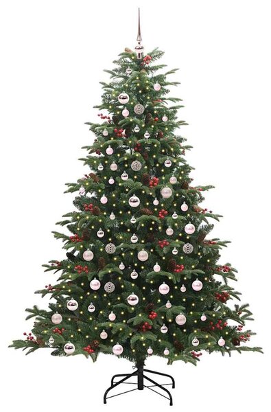 Umělý vánoční stromeček Zelená 210 cm PVC, kov a plast 3395561