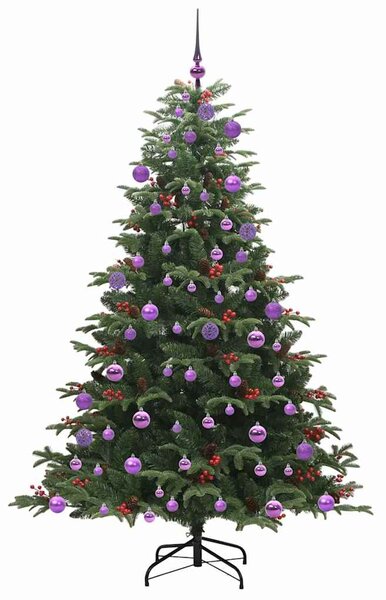 Umělý vánoční stromeček Zelená 180 cm PVC, kov a plast 3395556
