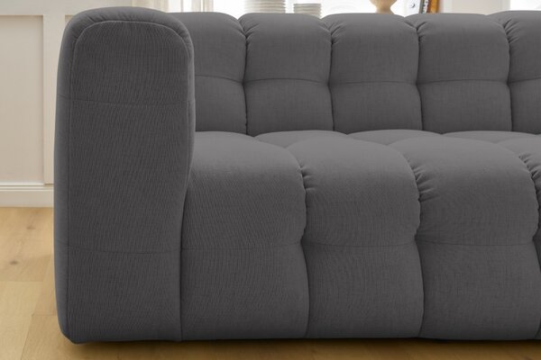 -25 % Dny MOMENTI– Bobochic Paris Tmavě šedá rohová pohovka Cloud 288 cm, pravá