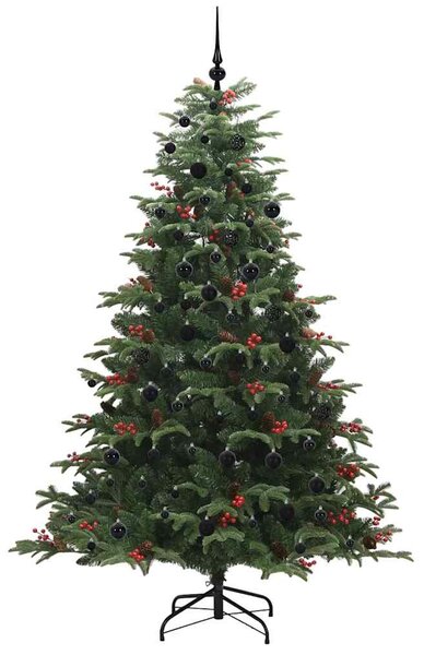 Umělý vánoční stromeček Zelená 210 cm PVC, kov a plast 3395560