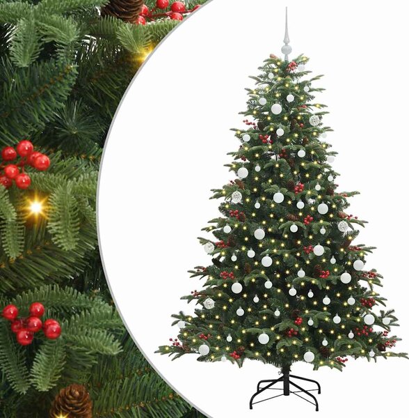 Umělý vánoční stromeček Zelená 180 cm PVC, kov a plast 3395553