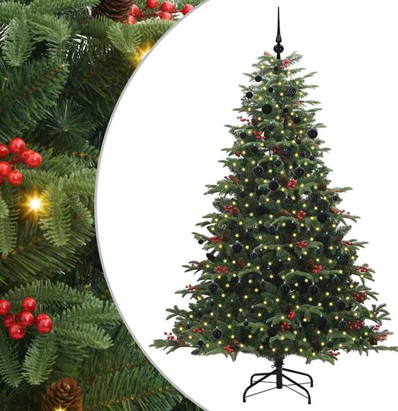 Umělý vánoční stromeček Zelená 210 cm PVC, kov a plast 3395560