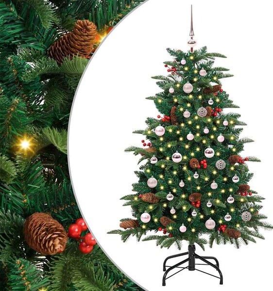 Umělý vánoční stromeček Zelená 150 cm PVC, kov a plast 3395543
