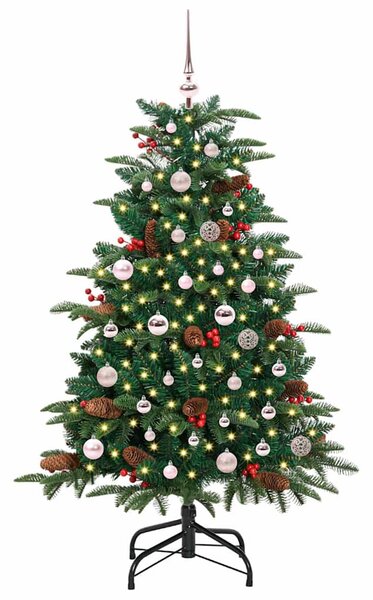 Umělý vánoční stromeček Zelená 150 cm PVC, kov a plast 3395543