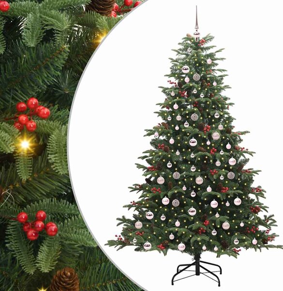 Umělý vánoční stromeček Zelená 210 cm PVC, kov a plast 3395561