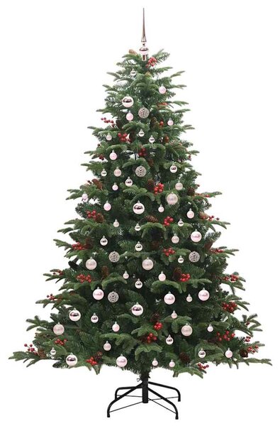 Umělý vánoční stromeček Zelená 210 cm PVC, kov a plast 3395561