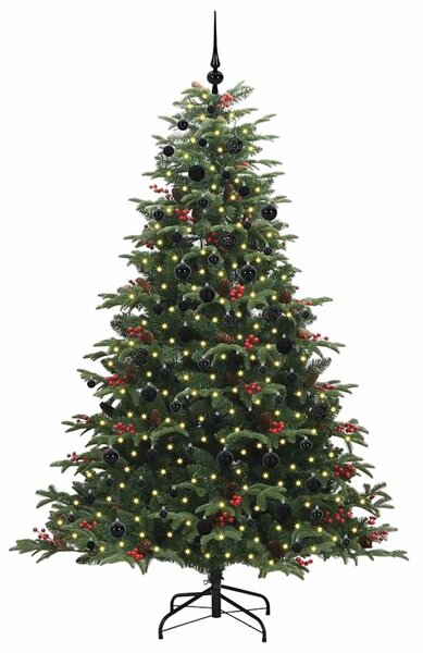 Umělý vánoční stromeček Zelená 210 cm PVC, kov a plast 3395560