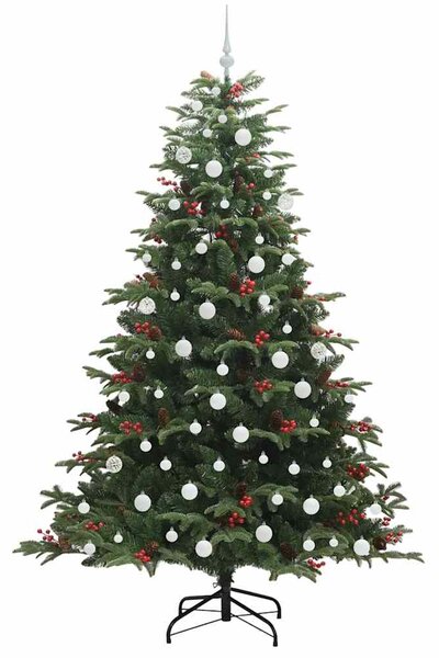 Umělý vánoční stromeček Zelená 210 cm PVC, kov a plast 3395562