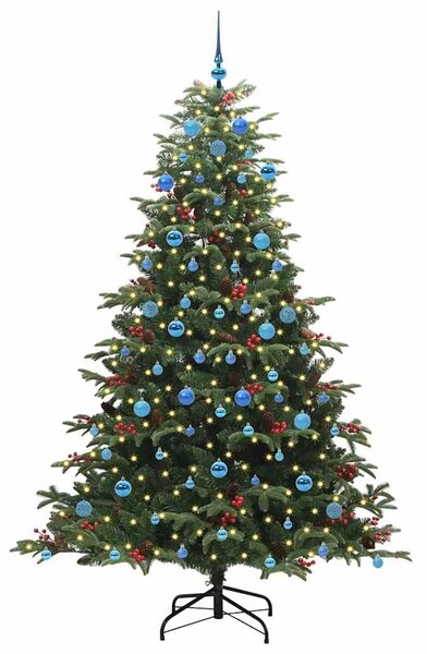 Umělý vánoční stromeček Zelená 210 cm PVC, kov a plast 3395566
