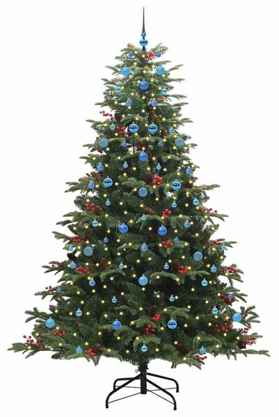 Umělý vánoční stromeček Zelená 240 cm PVC, kov a plast 3395575