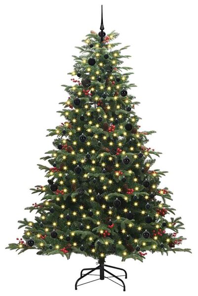 Umělý vánoční stromeček Zelená 240 cm PVC, kov a plast 3395569