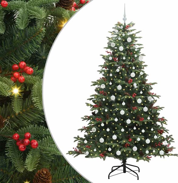 Umělý vánoční stromeček Zelená 210 cm PVC, kov a plast 3395562