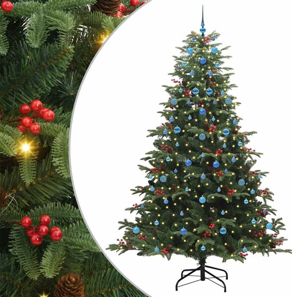 Umělý vánoční stromeček Zelená 240 cm PVC, kov a plast 3395575