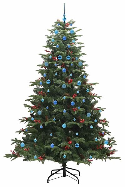 Umělý vánoční stromeček Zelená 240 cm PVC, kov a plast 3395575