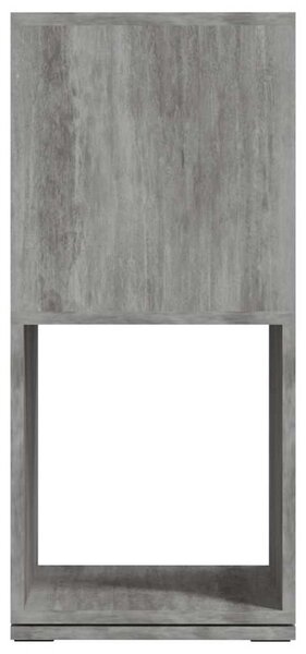 Otočná skříňka betonově šedá 34,5x34,5x75,5 cm kompozitní dřevo 339559