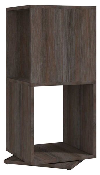 Otočná skříňka šedá a dub sonoma 34,5 x 34,5 x 75,5 cm kompozit 339561