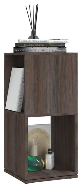 Otočná skříňka šedá a dub sonoma 34,5 x 34,5 x 75,5 cm kompozit 339561