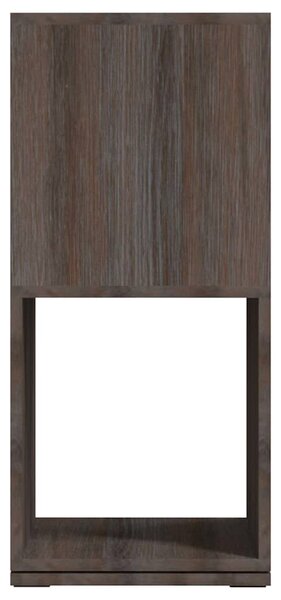 Otočná skříňka šedá a dub sonoma 34,5 x 34,5 x 75,5 cm kompozit 339561
