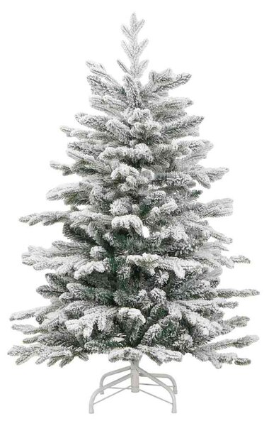 Umělý Skládací Vánoční Strom Bílá 150 cm PE a PVC 3395638