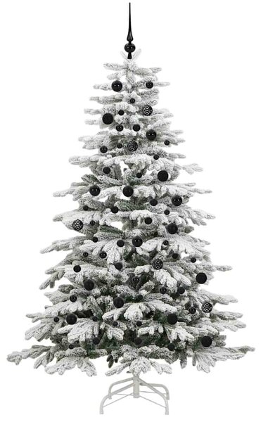 Umělý Skládací Vánoční Strom Bílá 210 cm PE a PVC 3395650