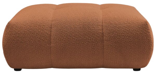 -25 % Dny MOMENTI– Bobochic Paris Terakotově oranžová bouclé podnožka Fuji 112 x 80 cm
