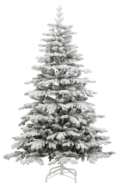 Umělý Skládací Vánoční Strom Bílá 210 cm PE a PVC 3395651