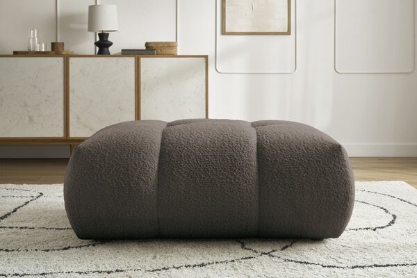 -25 % Dny MOMENTI– Bobochic Paris Hnědá bouclé podnožka Fuji 112 x 80 cm
