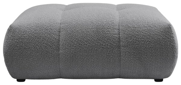 -25 % Dny MOMENTI– Bobochic Paris Šedá bouclé podnožka Fuji 112 x 80 cm